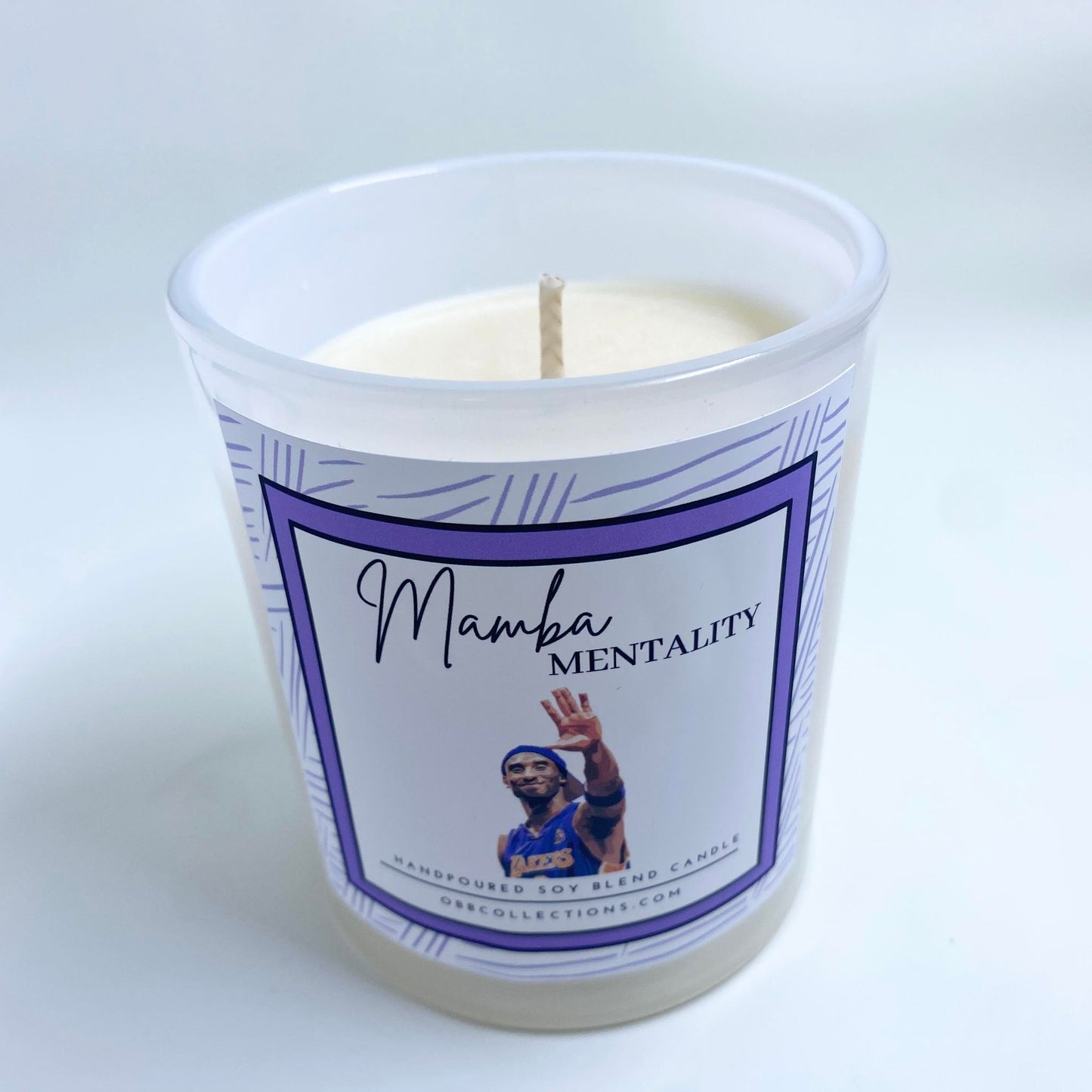 Mamba Mentality- Kobe inspired candle- Vanilla Caramel Scented