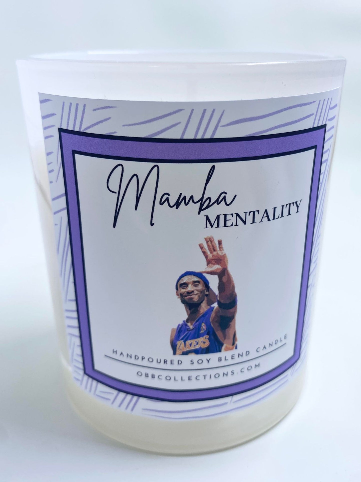 Mamba Mentality- Kobe inspired candle- Vanilla Caramel Scented